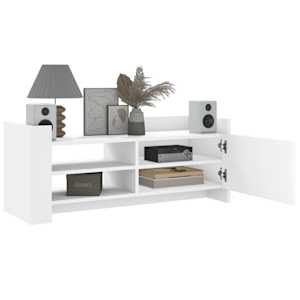 TV skříňka bílá 100 x 35 x 40 cm kompozitní dřevo - obrázek 3