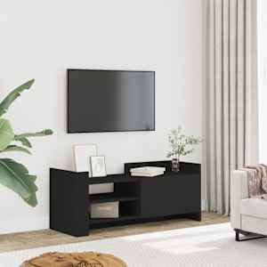 TV skříňka černá 100 x 35 x 40 cm kompozitní dřevo - obrázek 1