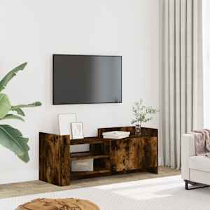 TV skříňka kouřový dub 100 x 35 x 40 cm kompozitní dřevo - obrázek 1
