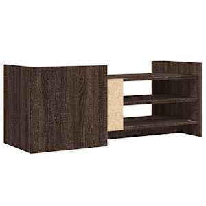 TV skříňka hnědý dub 100 x 35 x 40 cm kompozitní dřevo - obrázek 6