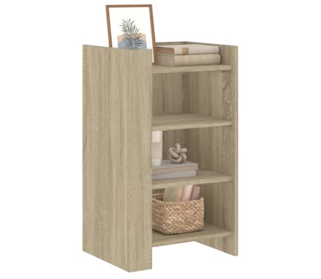 vidaXL Dressoir 45x35x75 cm bewerkt hout sonoma eikenkleurig