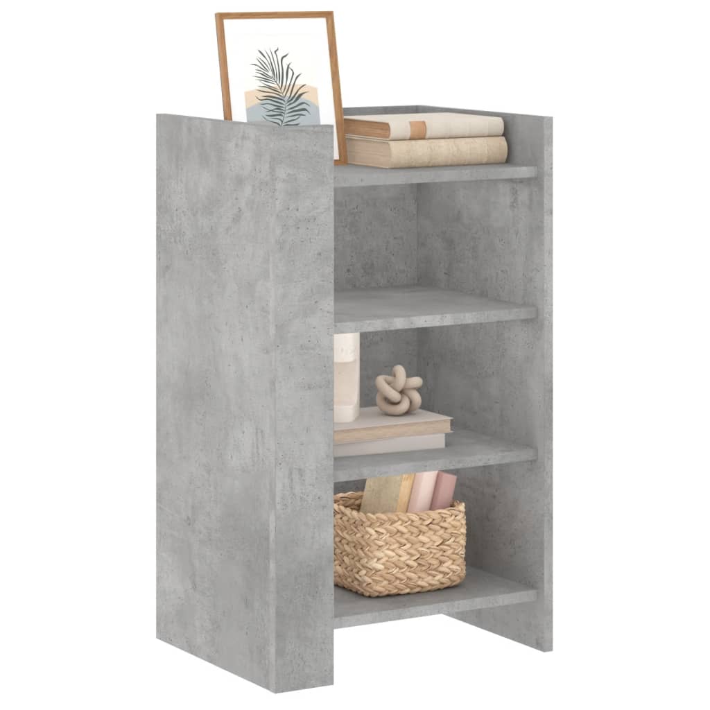 vidaXL Dressoir 45x35x75 cm bewerkt hout betongrijs afbeelding