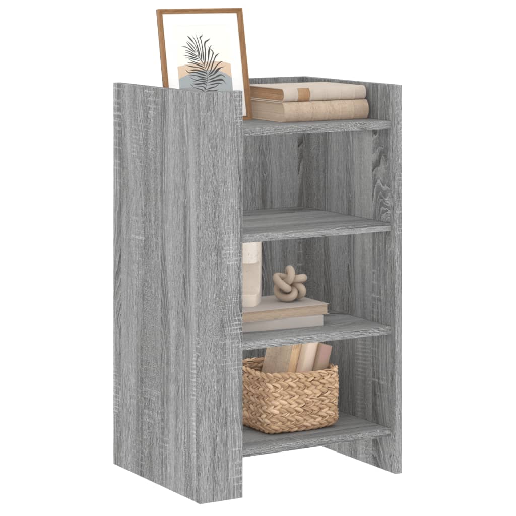 vidaXL Dressoir 45x35x75 cm bewerkt hout grijs sonoma eikenkleurig afbeelding