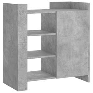 Příborník betonově šedý 73,5 x 35 x 75 cm kompozitní dřevo - obrázek 2