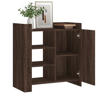 vidaXL Dressoir 73,5x35x75 cm bewerkt hout bruin eikenkleur