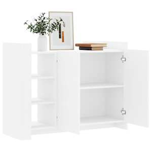 vidaXL Buffet blanc 100x35x75 cm bois d'ing&eacute;nierie