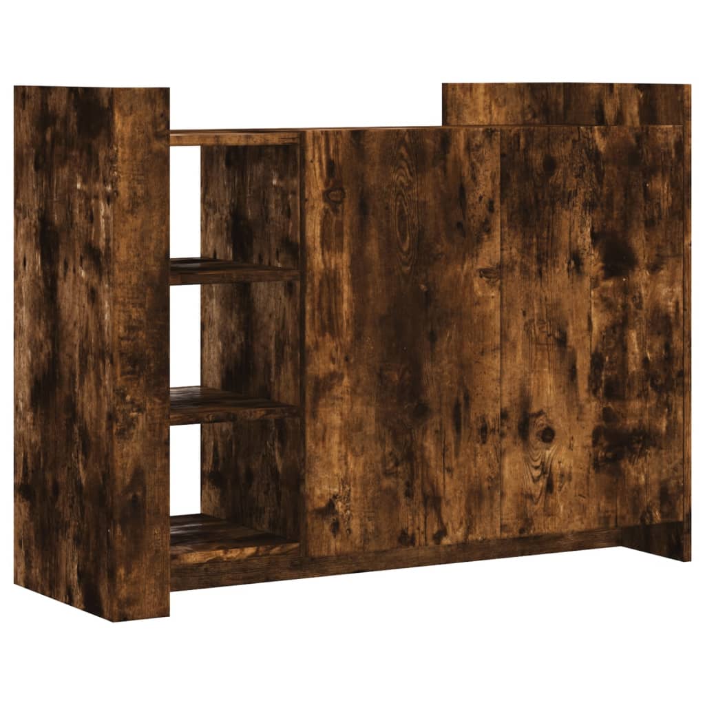 Thumbnail - vidaXL Sideboard Räuchereiche 100x35x75 cm Holzwerkstoff