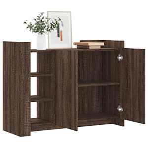 vidaXL Ραφιέρα Καφέ Δρυς 100x35x75 εκ. από Επεξεργασμένο Ξύλο