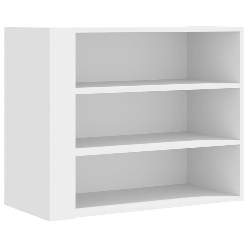 vidaXL Nástěnná skříňka bílá 75 x 35 x 60 cm kompozitní dřevo