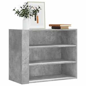 Nástěnná skříňka betonově šedá 75 x 35 x 60 cm kompozitní dřevo - obrázek 1