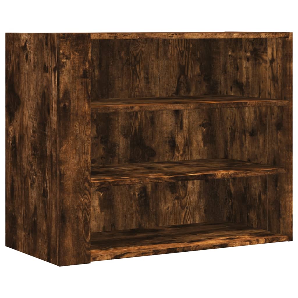 vidaXL Nástěnná skříňka kouřový dub 75 x 35 x 60 cm kompozitní dřevo