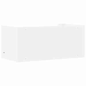 Nástěnná police bílá 70,5 x 35 x 30,5 cm kompozitní dřevo - obrázek 6