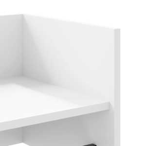 Nástěnná police bílá 70,5 x 35 x 30,5 cm kompozitní dřevo - obrázek 7