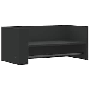 vidaXL seinariiul, must, 70,5x35x30,5 cm, tehispuit