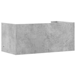 Nástěnná police betonově šedá 70,5x35x30,5 cm kompozitní dřevo - obrázek 6