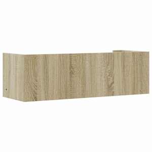 Nástěnná police sonoma dub 100 x 35 x 30,5 cm dřevotříska - obrázek 6