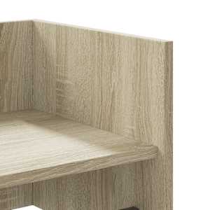 Nástěnná police sonoma dub 100 x 35 x 30,5 cm dřevotříska - obrázek 7