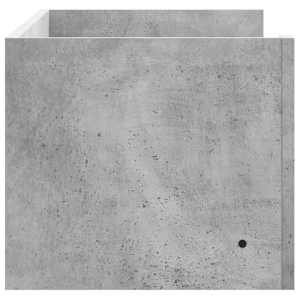 Nástěnná police betonově šedá 100 x 35 x 30,5 cm dřevotříska - obrázek 5
