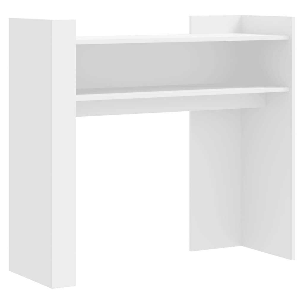 vidaXL Konzolový stolek bílý 100 x 35 x 90 cm kompozitní dřevo