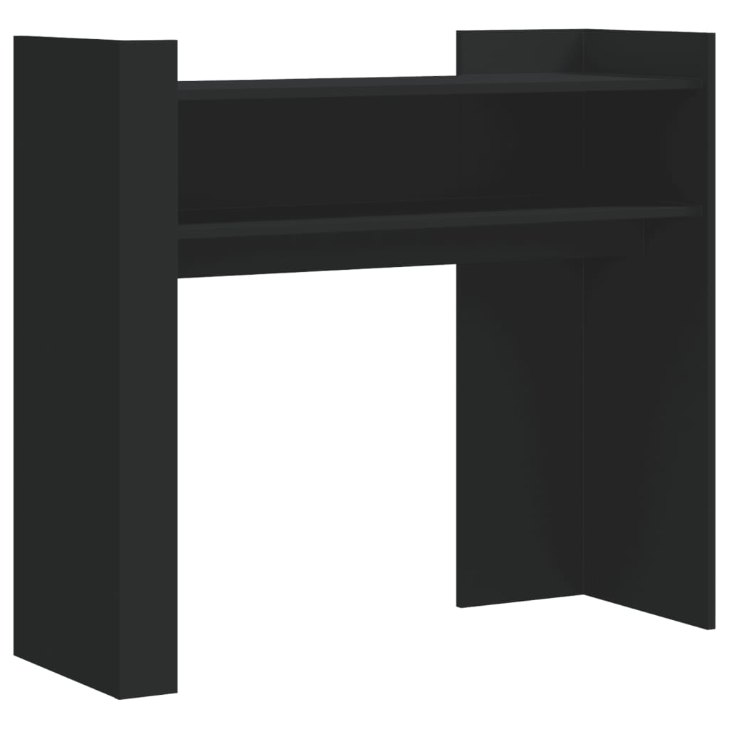 vidaXL Konzolový stolek černý 100 x 35 x 90 cm kompozitní dřevo