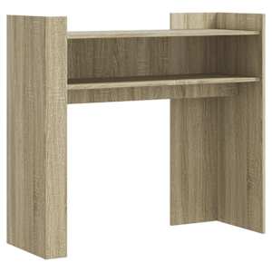 Konzolový stolek dub sonoma 100 x 35 x 90 cm kompozitní dřevo - obrázek 2