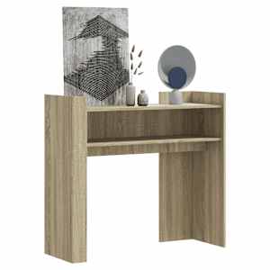Konzolový stolek dub sonoma 100 x 35 x 90 cm kompozitní dřevo