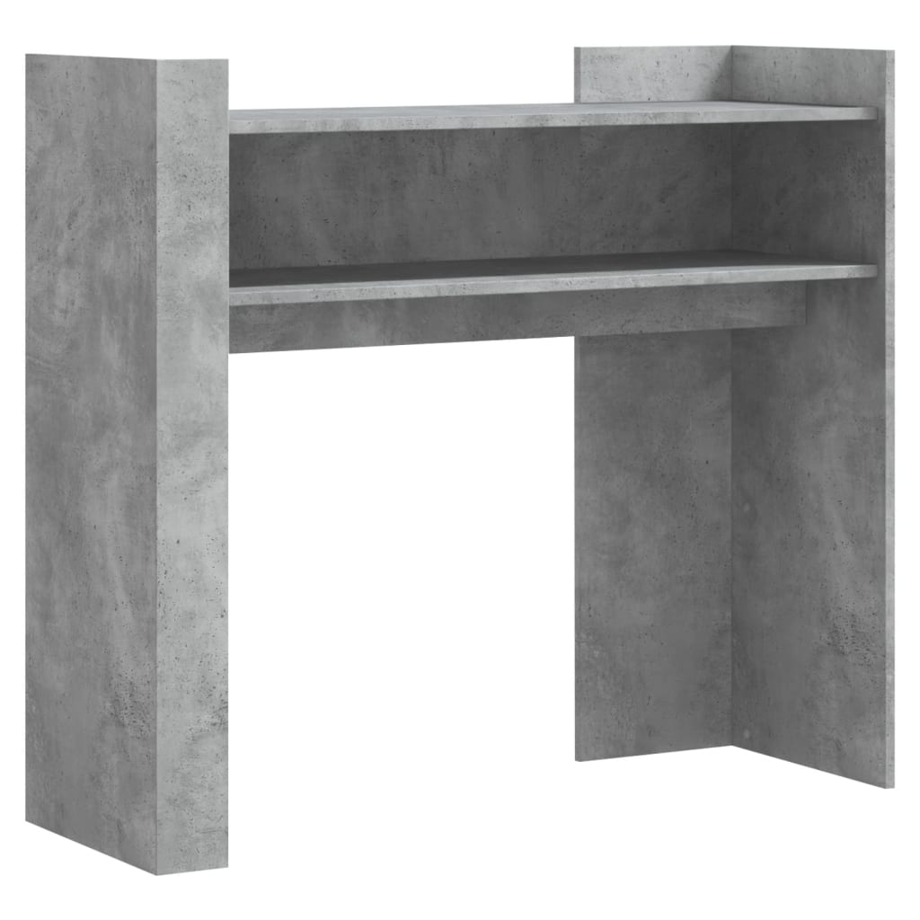 vidaXL Konzolový stolek betonově šedý 100 x 35 x 90 cm dřevotříska