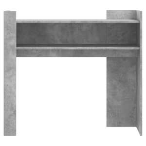 Konzolový stolek betonově šedý 100 x 35 x 90 cm dřevotříska - obrázek 4