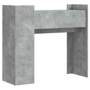 Konzolový stolek betonově šedý 100 x 35 x 90 cm dřevotříska - obrázek 6