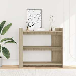 Konzolový stolek dub sonoma 100 x 35 x 90 cm kompozitní dřevo - obrázek 3