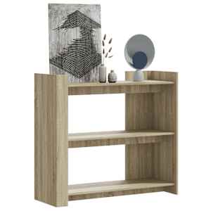 Konzolový stolek dub sonoma 100 x 35 x 90 cm kompozitní dřevo - obrázek 1