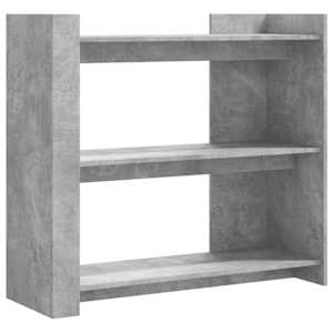 vidaXL konsoollaud, betoonhall, 100 x 35 x 90 cm, tehispuit