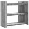 vidaXL konsoollaud, hall Sonoma tamm, 100 x 35 x 90 cm, tehispuit