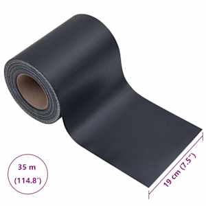 Zahradní ochranné plachty 2 pcs Tmavě šedá 35 x 0,19 m PVC - obrázek 10