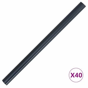 Zahradní ochranné plachty 2 pcs Tmavě šedá 35 x 0,19 m PVC - obrázek 3
