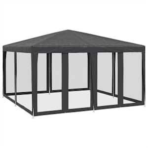 Party stan s 8 síťovanými bočnicemi antracitový 4 x 4 m HDPE - obrázek 2
