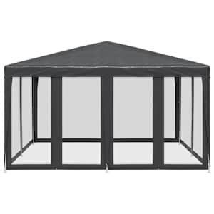 Party stan s 8 síťovanými bočnicemi antracitový 4 x 4 m HDPE - obrázek 3