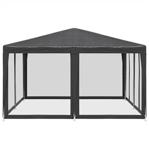 Party stan s 8 síťovanými bočnicemi antracitový 4 x 4 m HDPE - obrázek 4