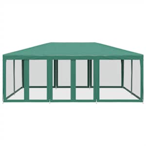 Party stan s 10 síťovanými bočnicemi zelený 6 x 4 m HDPE - obrázek 3