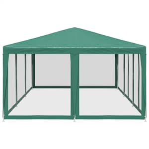 Party stan s 10 síťovanými bočnicemi zelený 6 x 4 m HDPE - obrázek 4