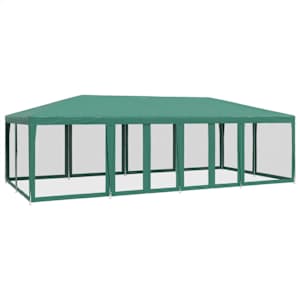 Party stan s 12 síťovanými bočnicemi zelený 8 x 4 m HDPE - obrázek 2