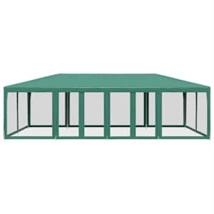 Party stan s 12 síťovanými bočnicemi zelený 8 x 4 m HDPE - obrázek 3