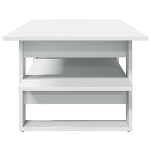 Konferenční stolek bílý 102 x 55 x 42 cm kompozitní dřevo - obrázek 4