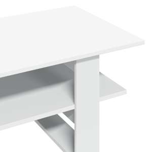 Konferenční stolek bílý 102 x 55 x 42 cm kompozitní dřevo - obrázek 6