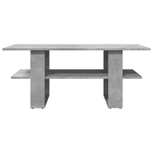 Konferenční stolek betonově šedý 102x55x42 cm kompozitní dřevo - obrázek 3