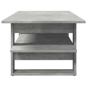 Konferenční stolek betonově šedý 102x55x42 cm kompozitní dřevo - obrázek 4