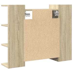 Koupelnová skříňka zrcadlo sonoma dub 80x20,5x64 cm dřevotříska - obrázek 8
