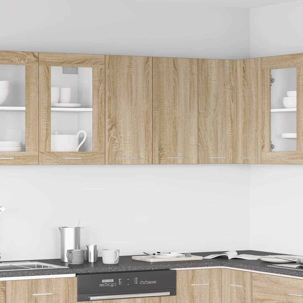 vidaXL Väggskåp “Lyon” sonoma-ek 60x31x60 cm konstruerat trä