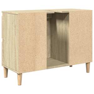 Skříňka pod umyvadlo dub sonoma 80x33x60 cm kompozitní dřevo - obrázek 8