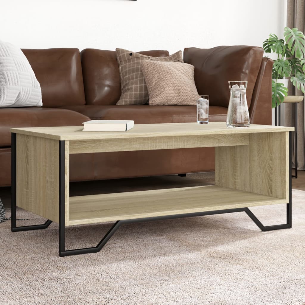 vidaXL Couchtisch Sonoma-Eiche 100x51x40 cm Holzwerkstoff